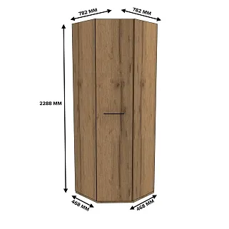 Шкаф угловой равносторонний C-218 L/R