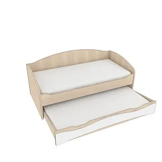 Кровать с выдвижным спальным местом P910, 90x190