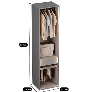 ALPHALUX Aiden Мини-сейф в базу 600 мм, ALF0823.564.06