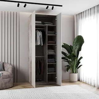 Шкаф 2 дверный, фасады в эмали LE-210.60-4