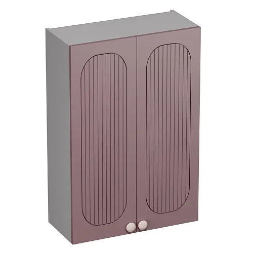 Антресоль двудверная, фрезерованные фасады в эмали LE339.300