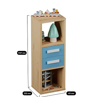 Cтеллаж сквозной книжный на 3 ниши E803