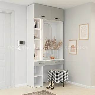 Столик туалетный с антресолью и стеллажом L-415