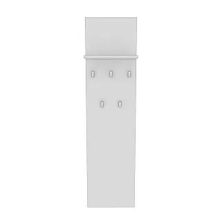 Панель узкая с полкой и крючками L-176