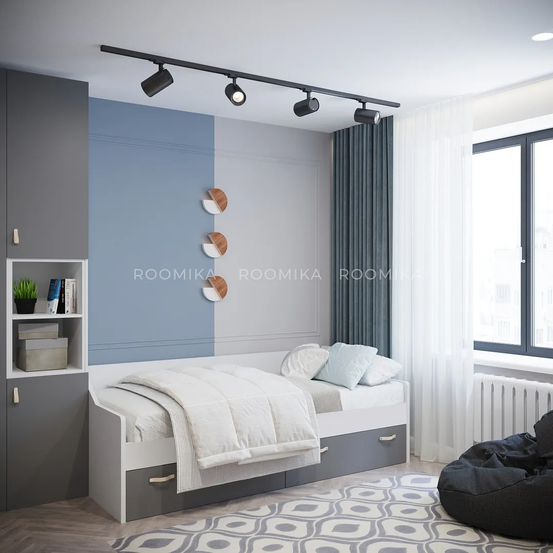 Кровать односпальная L902.200, 90x200