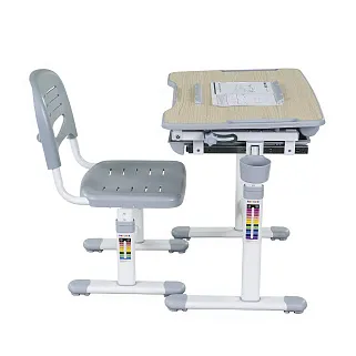 Парта для школьника  Bambino Grey