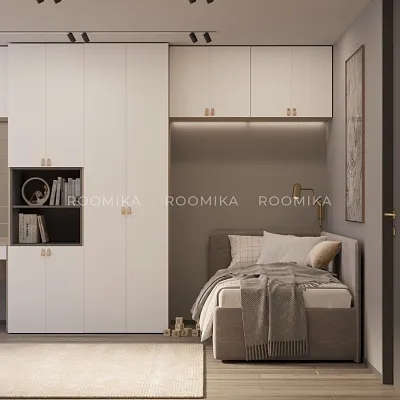 Кровать с подъемным механизмом и ящиком для белья RUBY М1