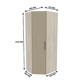 Шкаф угловой разносторонний L218 L/R