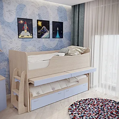 Кровать выдвижная P903, 90x200