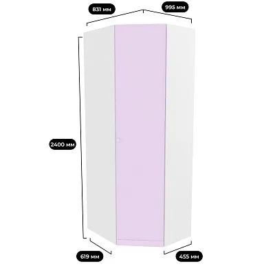 Шкаф угловой A218