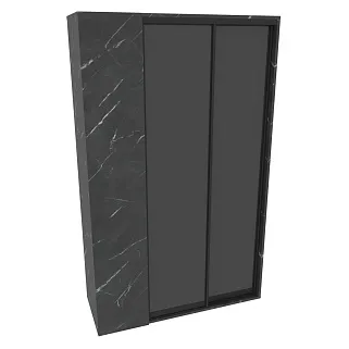 Шкаф-купе ХG162.60-1, профиль INTEGRO, фасад МДФ