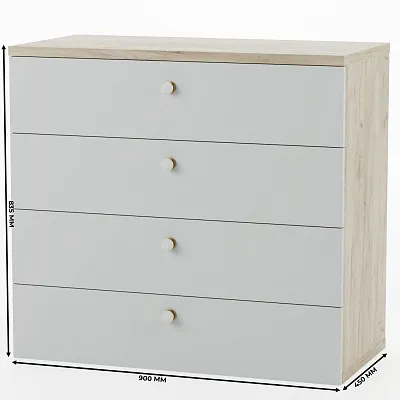 Комод 4 ящика L704