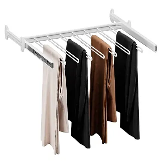 BELLE  Вешалка для брюк, 700 мм, цвет белый, BE70TRWH