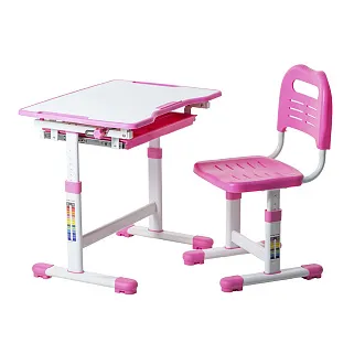 Комплект парта + стул трансформеры Sole Pink FUNDESK