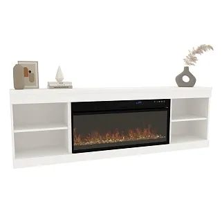 Тумба ТВ навесная с электрокамином L545.351