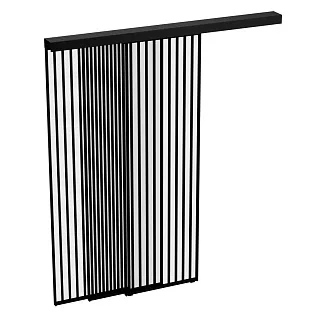 Раздвижная стеклянная перегородка для кухни GRACE 22