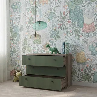 Комод прямой 3 ящика P733