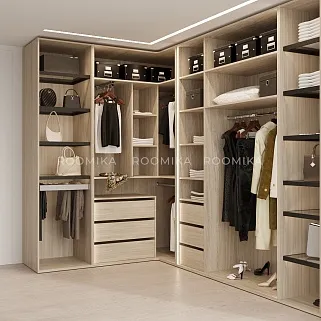 Шкаф с ящиками и штангой с подсветкой M180.60-1 L/R