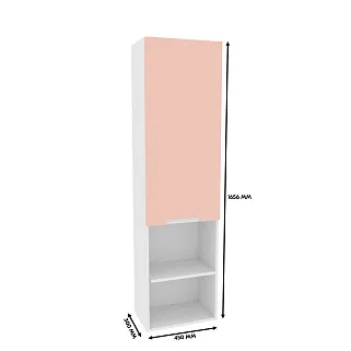 Стеллаж настольный, фасады в эмали LE335