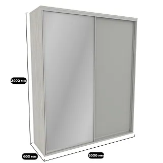 Шкаф-купе U203 тип 4 МДФ/зеркало