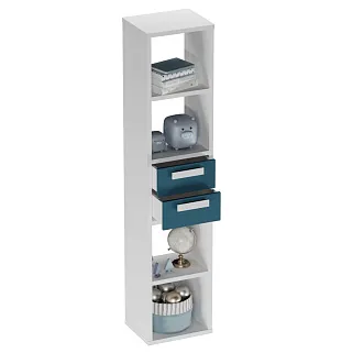 Cтеллаж сквозной книжный на 5 ниш E805