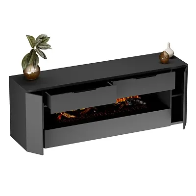 Тумба ТВ напольная с электрокамином LG551.450L/R