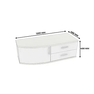 Тумба ТВ радиусная P505 L/R