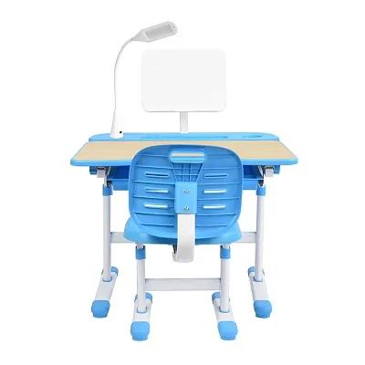 Комплект парта + стул трансформеры Cura Blue-w FUNDESK