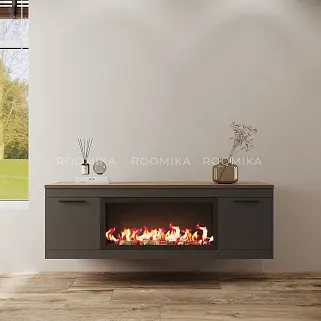 Тумба ТВ навесная с электрокамином L545.451