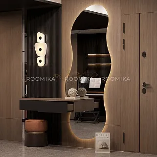 Зеркало L165 с туалетным столиком L515 с подсветкой L/R