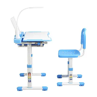 Комплект Cubby Парта и стул-трансформеры Vanda blue