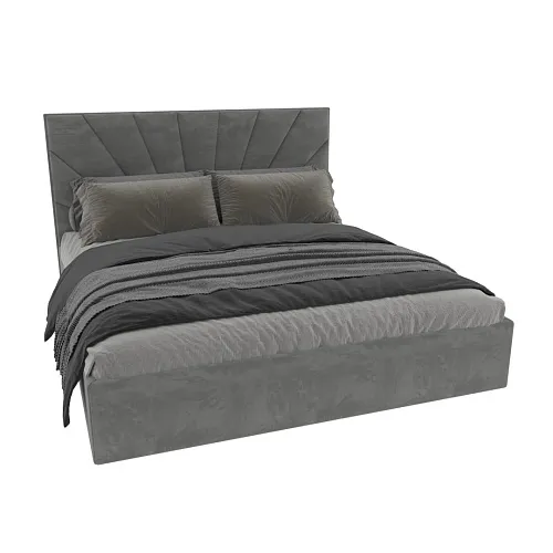 Кровать двуспальная мягкая САНРАЙС с подъемным механизмом, 180x200