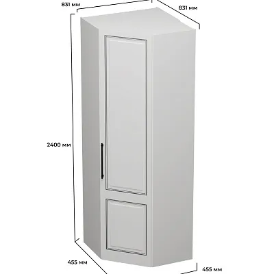 Шкаф угловой с перемычкой A218.1P