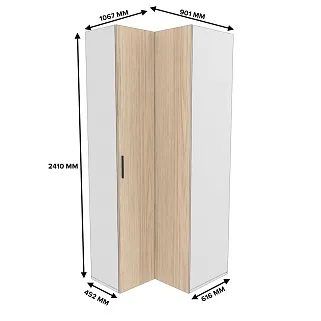 Шкаф угловой L-208 L/R