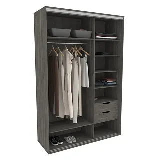 Шкаф-купе U160 тип 1 МДФ/зеркало