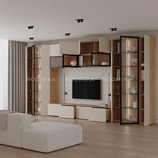 Антресоль с двумя откидными дверями R312.45