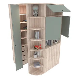 Шкаф — гардеробная P205 L/R