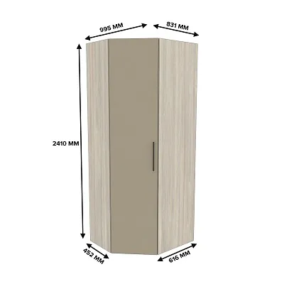 Шкаф угловой разносторонний L218 L/R