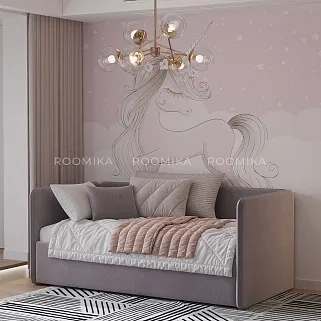 Кровать с подъемным механизмом и ящиком для белья RUBY 1