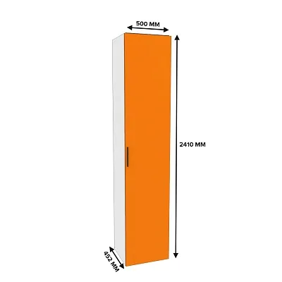 Шкаф однодверный со штангой широкий L221.44-1