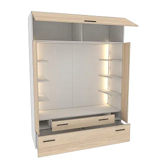 Секция для ТV с подсветкой L-406.60