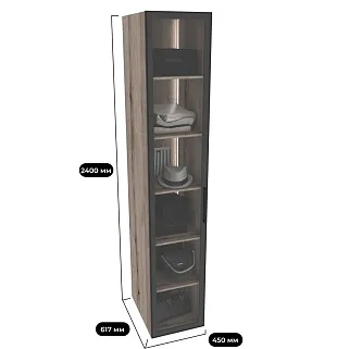 Шкаф для спальни с полками с подсветкой R220.60-4.1