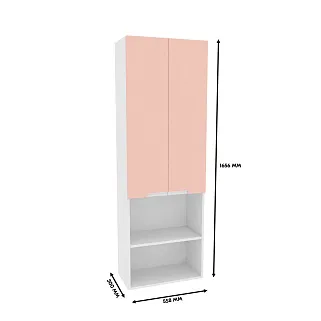 Стеллаж настольный, фасады в эмали LE332