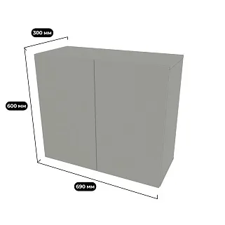 Антресоль двудверная L329.300