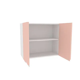 Антресоль двудверная, фасады в эмали LE329.300