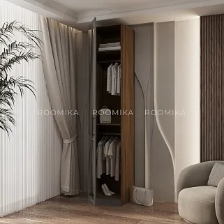 Шкаф однодверный для одежды с зеркалом A221.44-1Z