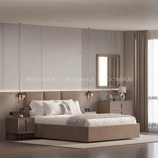 Кровать двуспальная мягкая VERSAL с подъемным механизмом, 140x200