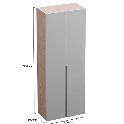 Шкаф 2 дверный, фасады в эмали LE210.44-1 нестандарт