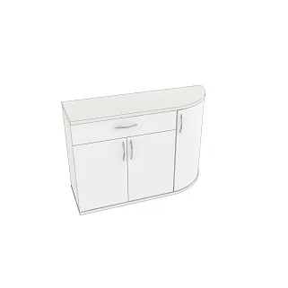 Тумба 3-х дверная с ящиком P874 L/R