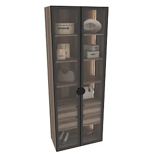 Шкаф с встроенными ящиками с подсветкой R214.2